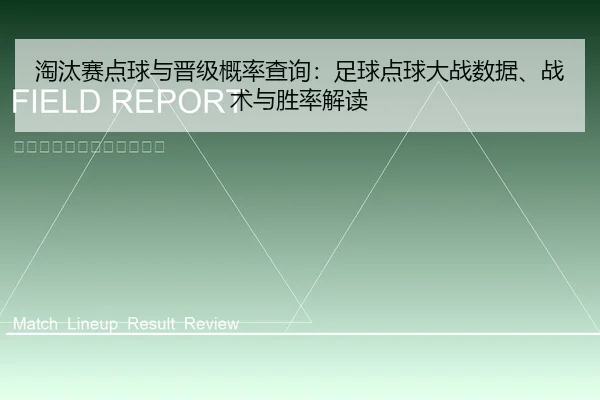 淘汰赛点球与晋级概率查询：足球点球大战数据、战术与胜率解读